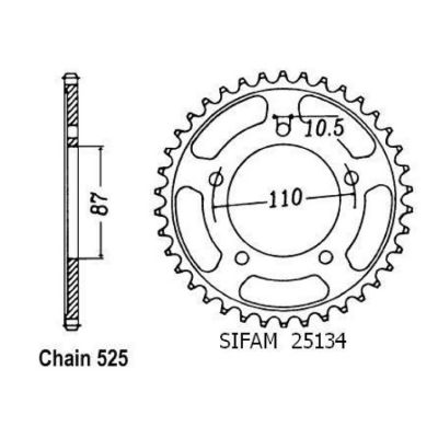 Rozeta pro Suzuki 25134CZ46